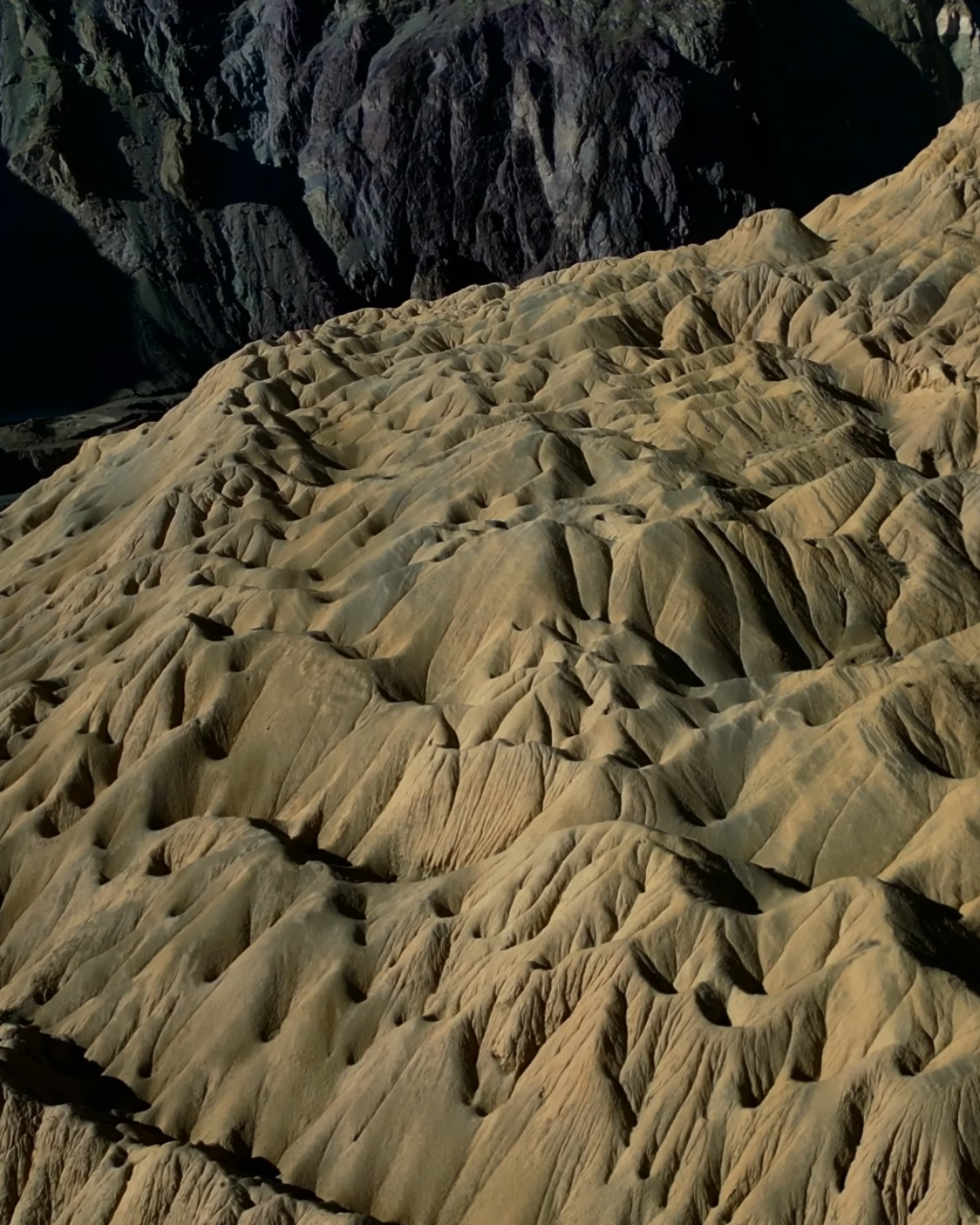 Lamayuru Moonland terrain that looks like moon surface